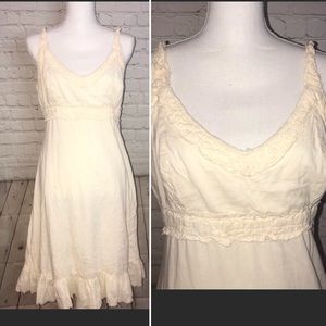 Free People Ivory Tank Dress, size Large